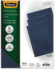 A Picture of product FEL-52124 Fellowes® Expressions™ Classic Grain Texture Presentation Covers for Binding Systems System 11 x 8.5, Navy, 50/Pack