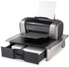 A Picture of product FEL-8032601 Fellowes® Office Suites™ Printer/Machine Stand 21.25 x 18.06 5.25, Black/Silver