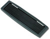A Picture of product FEL-75906 Fellowes® Plastic Partition Additions™ Nameplate 9 x 0.75 2.5, Fabric Panel Mount, Dark Graphite