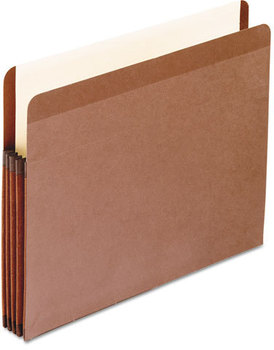 Pendaflex® Premium Reinforced Expanding File Pockets,  Straight Cut, Letter, Red, 10/Box