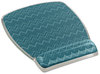 A Picture of product MMM-MW308DS 3M Fun Design Clear Gel Mouse Pad Wrist Rest,  6 4/5 x 8 3/5 x 3/4, Daisy Design