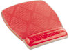 A Picture of product MMM-MW308DS 3M Fun Design Clear Gel Mouse Pad Wrist Rest,  6 4/5 x 8 3/5 x 3/4, Daisy Design