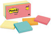 A Picture of product MMM-65414YWM Post-it® Notes Original Pads Assorted Value Packs Pack, 3 x (8) Canary Yellow, (6) Poptimistic Collection Colors, 100 Sheets/Pad, 14 Pads/Pack