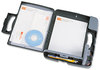 A Picture of product OIC-83301 Officemate Portable Storage Clipboard Case,  3/4" Capacity, Holds 9w x 12h, Charcoal