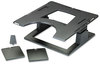 A Picture of product MMM-LX500 3M Adjustable Notebook Riser,  13 x 13 x 3 1/4 - 5 3/4, Black