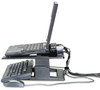 A Picture of product MMM-LX500 3M Adjustable Notebook Riser,  13 x 13 x 3 1/4 - 5 3/4, Black