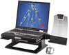 A Picture of product MMM-LX500 3M Adjustable Notebook Riser,  13 x 13 x 3 1/4 - 5 3/4, Black