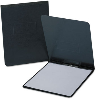 Oxford® PressGuard® Report Cover with Reinforced Top Hinge,  Prong Clip, Letter, 2" Capacity, Black