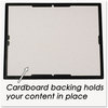 A Picture of product NUD-11800 NuDell™ EZ Mount Document Frame,  Plastic, 8 x 10, Black/Gold