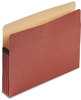 A Picture of product PFX-E1524E Pendaflex® Earthwise® 100% Recycled File Pocket,  3 1/2" Exp, Letter, Red Fiber