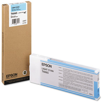 Epson® T606100, T606200, T606300, T606400, T606500, T606600, T606700, T606900 (60) Ink Cart High Cap,  Light Cyan
