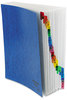 A Picture of product PFX-11013 Pendaflex® Expanding Desk File 31 Dividers, Date Index, Letter Size, Blue Cover
