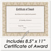 A Picture of product NUD-18813M NuDell™ Award-A-Plaque,  Acrylic/Plastic, 10-1/2 x 13, Mahogany