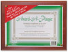 A Picture of product NUD-18813M NuDell™ Award-A-Plaque,  Acrylic/Plastic, 10-1/2 x 13, Mahogany