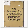 A Picture of product NUD-31242 NuDell™ Metal Poster Frame,  Plastic Face, 24 x 36, Black