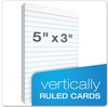 A Picture of product OXF-63519 Oxford® At Hand® Note Card Case,  25 Capacity, 3 3/4d x 5 1/2w, Black