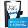 A Picture of product OXF-63519 Oxford® At Hand® Note Card Case,  25 Capacity, 3 3/4d x 5 1/2w, Black