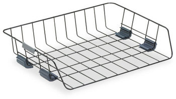Fellowes® Side-Load Wire Stacking Letter Tray 1 Section, Size Files, 13.38" x 10.13" 2.63", Black