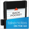 A Picture of product OXF-63519 Oxford® At Hand® Note Card Case,  25 Capacity, 3 3/4d x 5 1/2w, Black