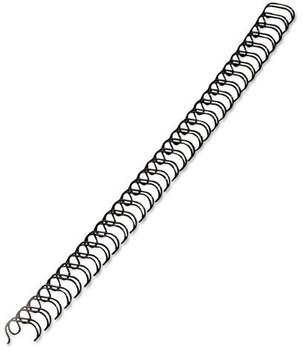 Fellowes® Wire Bindings 1/4" Diameter, 35 Sheet Capacity, Black, 25/Pack