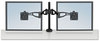 A Picture of product FEL-8041701 Fellowes® Professional Series Depth Adjustable Dual Monitor Arm 360 deg Rotation, 37 Tilt, Pan, Black, Supports 24 lb