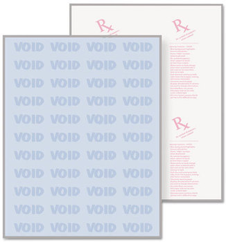 DocuGard® Medical Security Papers, 8-1/2 x 11, Blue, 500/Ream