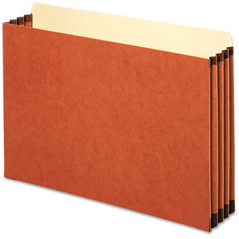Pendaflex® File Cabinet Pockets™, Straight Cut, Legal, Redrope, 10/Box