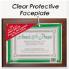 A Picture of product NUD-18811M NuDell™ Award-A-Plaque,  Acrylic/Plastic, 10-1/2 x 13, Walnut