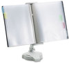 A Picture of product FEL-22300 Fellowes® Reference Rack Plastic, Letter, 10 Pockets, Platinum