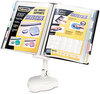 A Picture of product FEL-22300 Fellowes® Reference Rack Plastic, Letter, 10 Pockets, Platinum