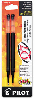 Pilot® Refill for Pilot® Retractable Gel Roller Ball Pens, Fine, Black Ink