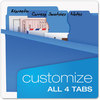 A Picture of product PFX-10773 Pendaflex® Divide It Up™ File Folder 1/2-Cut Tabs: Assorted, Letter Size, 0.75" Expansion, Colors, 12/Pack