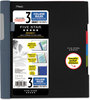 A Picture of product MEA-06324 Five Star® Advance® Wirebound Notebook,  College Rule, 8 1/2 x 11, 3 Subject, 150 Sheets