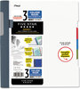 A Picture of product MEA-06324 Five Star® Advance® Wirebound Notebook,  College Rule, 8 1/2 x 11, 3 Subject, 150 Sheets