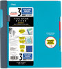 A Picture of product MEA-06324 Five Star® Advance® Wirebound Notebook,  College Rule, 8 1/2 x 11, 3 Subject, 150 Sheets