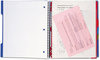 A Picture of product MEA-06324 Five Star® Advance® Wirebound Notebook,  College Rule, 8 1/2 x 11, 3 Subject, 150 Sheets