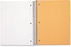 A Picture of product MEA-05682 Mead® Spiral® Notebook,  Perforated, College Rule, 8 x 10 1/2, White, 180 Sheets
