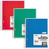 A Picture of product MEA-05682 Mead® Spiral® Notebook,  Perforated, College Rule, 8 x 10 1/2, White, 180 Sheets
