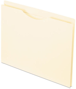 Pendaflex® Manila Reinforced File Jackets 2-Ply Straight Tab, Letter Size, 50/Box
