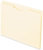 A Picture of product PFX-22100 Pendaflex® Manila Reinforced File Jackets 2-Ply Straight Tab, Letter Size, 50/Box