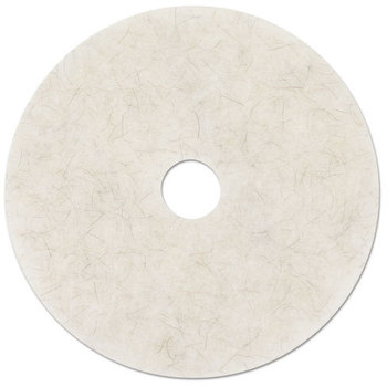 3M Ultra High-Speed Burnishing Floor Pads 3300,  19in, White, 5/CT