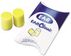A Picture of product MMM-3101001 3M™ E·A·R™ Classic™ Earplugs E-A-R Pillow Paks, Cordless, PVC Foam, Yellow, 200 Pairs/Box