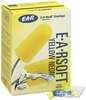 A Picture of product MMM-3111250 3M™ E·A·Rsoft™ Yellow Neons™ Soft Foam Earplugs E-A-Rsoft Neon Corded, Regular Size, 200 Pairs/Box