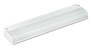 A Picture of product LED-L9011 Ledu Low-Profile Fluorescent Under-Cabinet Light Fixture, Steel, 18-3/4 x 4, White