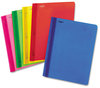 A Picture of product OXF-99812 Oxford® Clear Front Poly Report Cover,  3 Fastener, Letter,Assorted, 25/Box