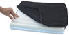 A Picture of product MAS-91061 Master Caster® The ComfortMakers® Seat/Back Cushion,  17w x 2 3/4d x 17 1/2h, Black