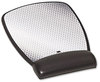 A Picture of product MMM-MW309LE 3M Antimicrobial Gel Wrist Rest,  6-3/4 x 8-3/5, Black