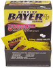 A Picture of product PFY-BXBG50 Bayer® Aspirin Tablets,  Two-Pack, 50 Packs/Box