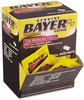 A Picture of product PFY-BXBG50 Bayer® Aspirin Tablets,  Two-Pack, 50 Packs/Box