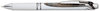 A Picture of product PEN-BLN75PWA Pentel® EnerGel® RTX Retractable Liquid Gel Pen,  .5mm, White/Black Barrel, Black Ink